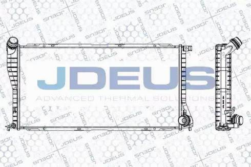 Jdeus RA0050740 - Радіатор, охолодження двигуна avtolavka.club