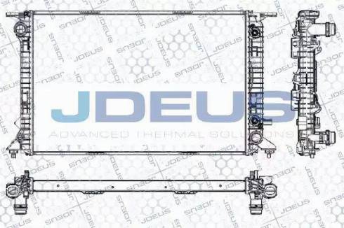 Jdeus RA0010460 - Радіатор, охолодження двигуна avtolavka.club