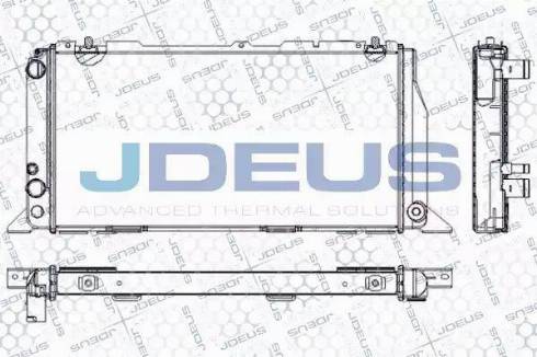 Jdeus RA0010090 - Радіатор, охолодження двигуна avtolavka.club