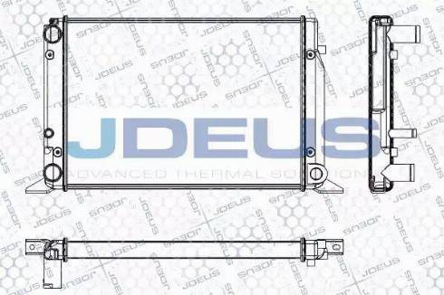 Jdeus RA0010061 - Радіатор, охолодження двигуна avtolavka.club