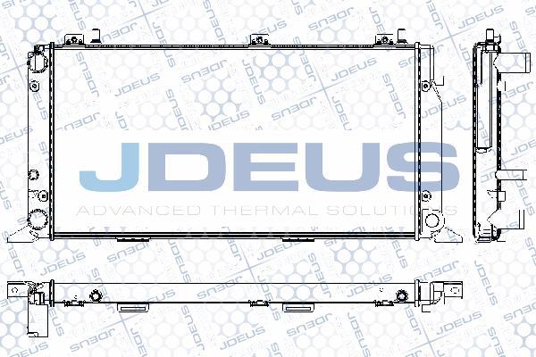 Jdeus RA0010021 - Радіатор, охолодження двигуна avtolavka.club