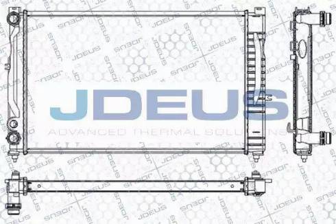 Jdeus RA0010160 - Радіатор, охолодження двигуна avtolavka.club
