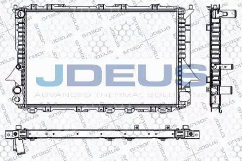 Jdeus RA0010120 - Радіатор, охолодження двигуна avtolavka.club