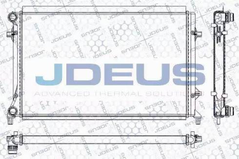 Jdeus RA0010311 - Радіатор, охолодження двигуна avtolavka.club