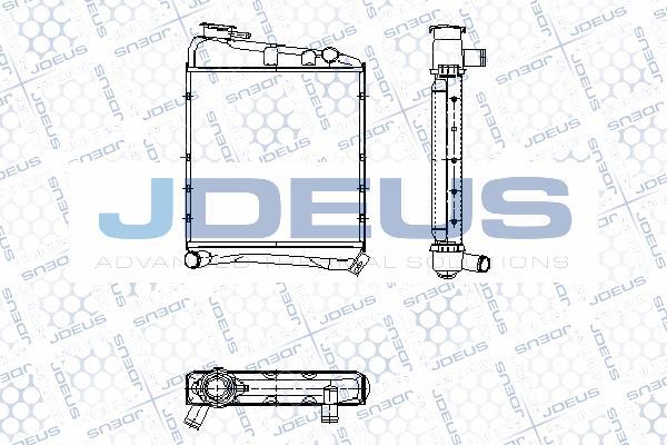 Jdeus RA0020400 - Радіатор, охолодження двигуна avtolavka.club