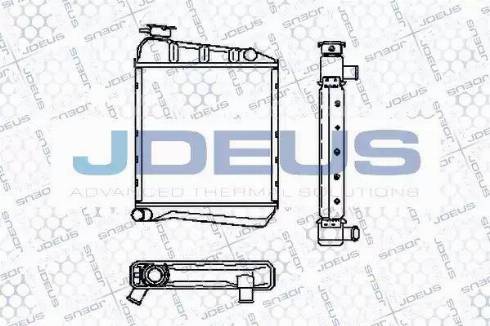 Jdeus RA0020000 - Радіатор, охолодження двигуна avtolavka.club