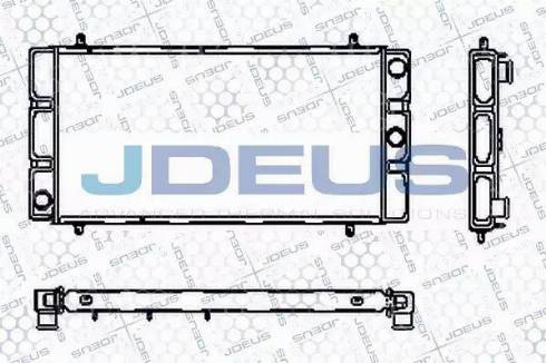 Jdeus RA0020180 - Радіатор, охолодження двигуна avtolavka.club