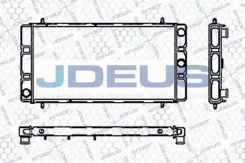 Jdeus RA0020181 - Радіатор, охолодження двигуна avtolavka.club
