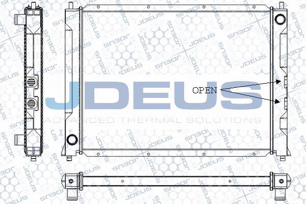 Jdeus RA0020281 - Радіатор, охолодження двигуна avtolavka.club