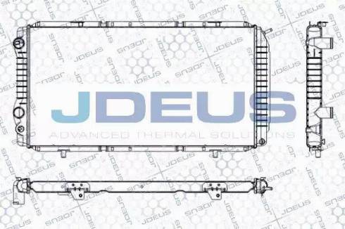 Jdeus RA0070059 - Радіатор, охолодження двигуна avtolavka.club