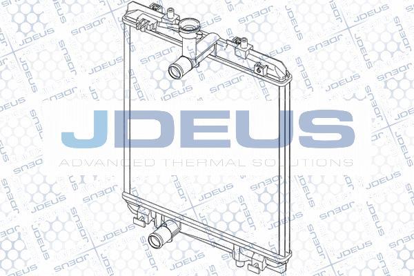 Jdeus RA0070160 - Радіатор, охолодження двигуна avtolavka.club
