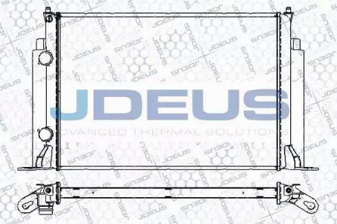 Jdeus RA0110860 - Радіатор, охолодження двигуна avtolavka.club