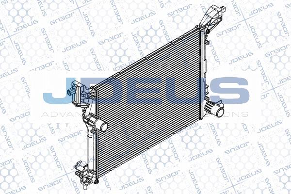 Jdeus RA0111460 - Радіатор, охолодження двигуна avtolavka.club