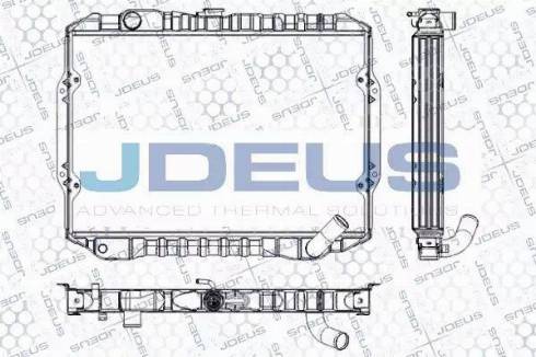 Jdeus RA0180060 - Радіатор, охолодження двигуна avtolavka.club