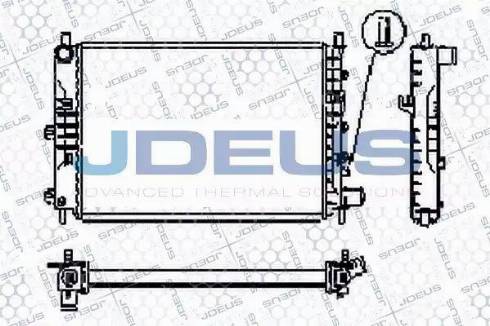 Jdeus RA0120561 - Радіатор, охолодження двигуна avtolavka.club