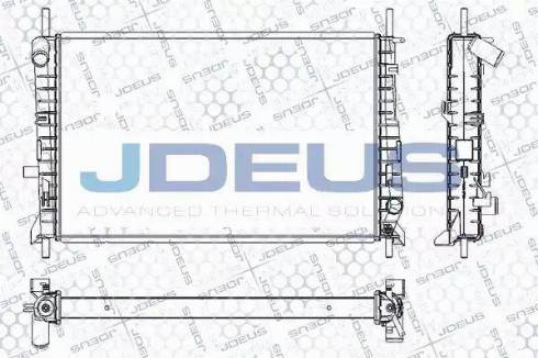 Jdeus RA0120870 - Радіатор, охолодження двигуна avtolavka.club