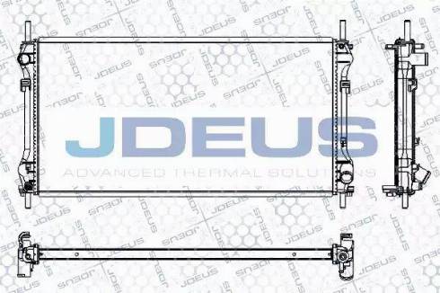 Jdeus RA0121110 - Радіатор, охолодження двигуна avtolavka.club