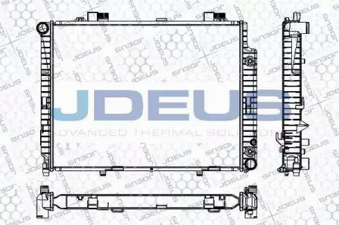 Jdeus RA0170910 - Радіатор, охолодження двигуна avtolavka.club