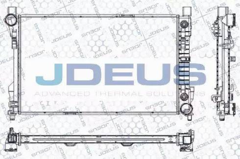 Jdeus RA0170580 - Радіатор, охолодження двигуна avtolavka.club