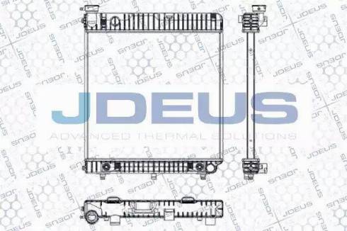 Jdeus RA0170031 - Радіатор, охолодження двигуна avtolavka.club