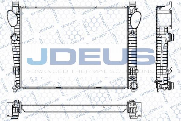Jdeus RA0170710 - Радіатор, охолодження двигуна avtolavka.club