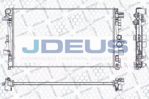 Jdeus RA0170780 - Радіатор, охолодження двигуна avtolavka.club