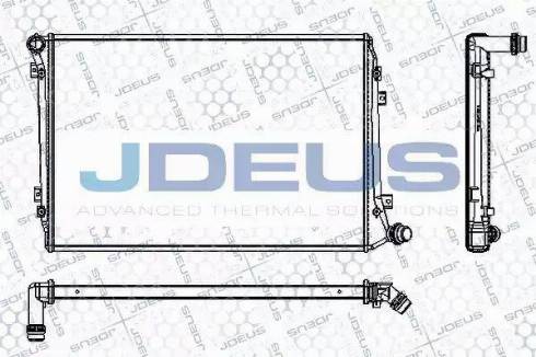 Jdeus RA0300490 - Радіатор, охолодження двигуна avtolavka.club