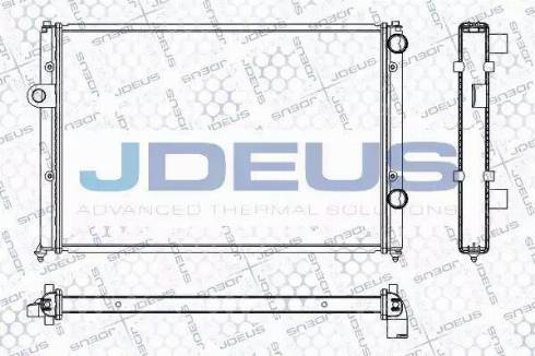 Jdeus RA0300431 - Радіатор, охолодження двигуна avtolavka.club