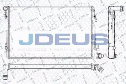 Jdeus RA0300500 - Радіатор, охолодження двигуна avtolavka.club
