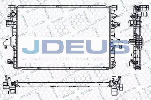 Jdeus RA0300510 - Радіатор, охолодження двигуна avtolavka.club