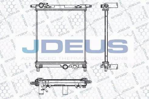Jdeus RA0300600 - Радіатор, охолодження двигуна avtolavka.club