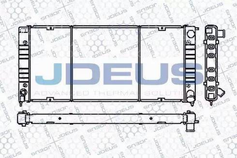 Jdeus RA0300041 - Радіатор, охолодження двигуна avtolavka.club