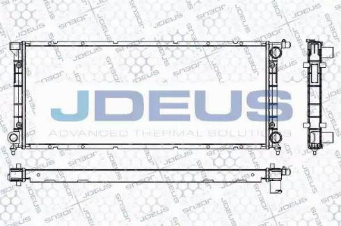 Jdeus RA0300301 - Радіатор, охолодження двигуна avtolavka.club