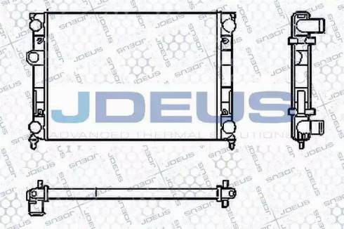 Jdeus RA0300380 - Радіатор, охолодження двигуна avtolavka.club