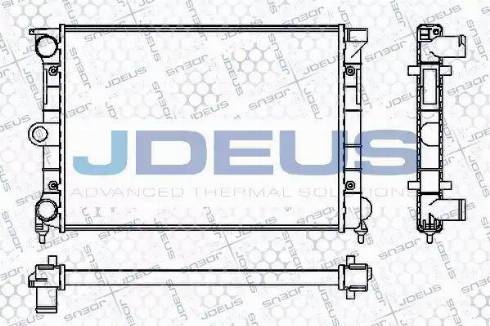 Jdeus RA0300330 - Радіатор, охолодження двигуна avtolavka.club