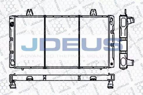 Jdeus RA0240000 - Радіатор, охолодження двигуна avtolavka.club