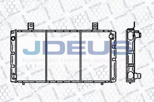 Jdeus RA0240020 - Радіатор, охолодження двигуна avtolavka.club