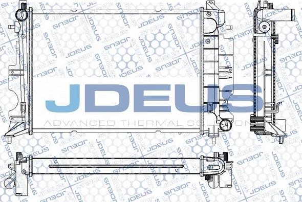 Jdeus RA0240170 - Радіатор, охолодження двигуна avtolavka.club