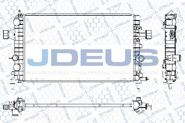 Jdeus RA0200990 - Радіатор, охолодження двигуна avtolavka.club