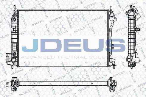 Jdeus RA0200900 - Радіатор, охолодження двигуна avtolavka.club