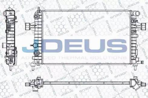 Jdeus RA0200970 - Радіатор, охолодження двигуна avtolavka.club