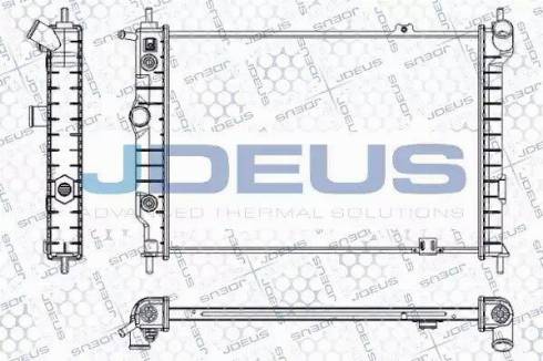 Jdeus RA0200460 - Радіатор, охолодження двигуна avtolavka.club