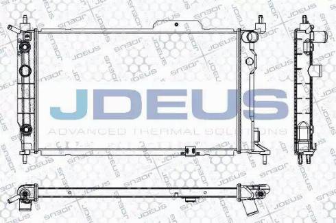 Jdeus RA0200641 - Радіатор, охолодження двигуна avtolavka.club