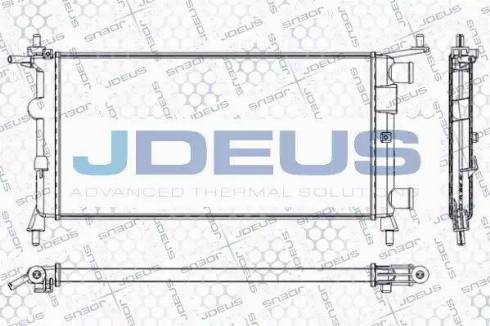 Jdeus RA0200670 - Радіатор, охолодження двигуна avtolavka.club