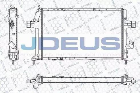 Jdeus RA0200809 - Радіатор, охолодження двигуна avtolavka.club