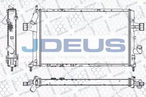 Jdeus RA0200800 - Радіатор, охолодження двигуна avtolavka.club