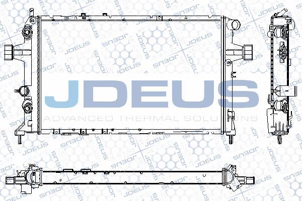 Jdeus RA0200830 - Радіатор, охолодження двигуна avtolavka.club