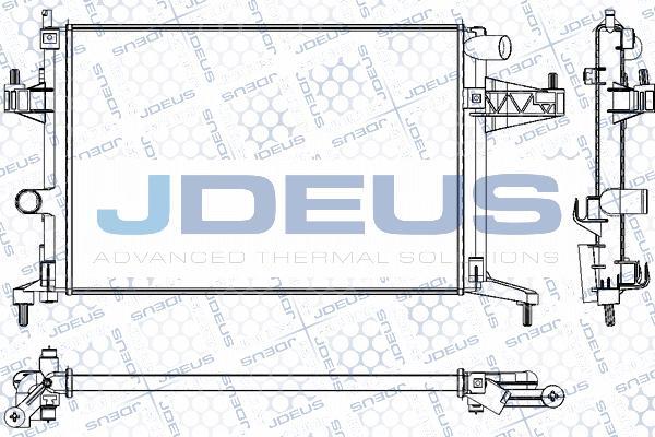 Jdeus RA0200710 - Радіатор, охолодження двигуна avtolavka.club