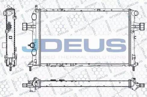 Jdeus RA0200780 - Радіатор, охолодження двигуна avtolavka.club