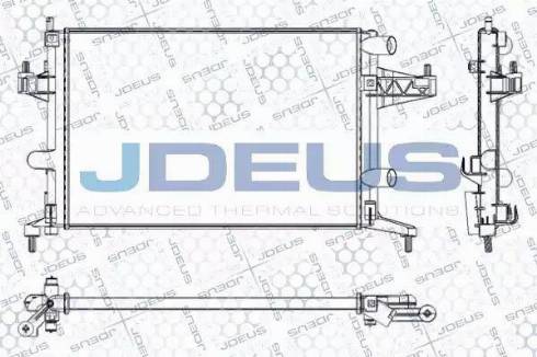 Jdeus RA0200730 - Радіатор, охолодження двигуна avtolavka.club